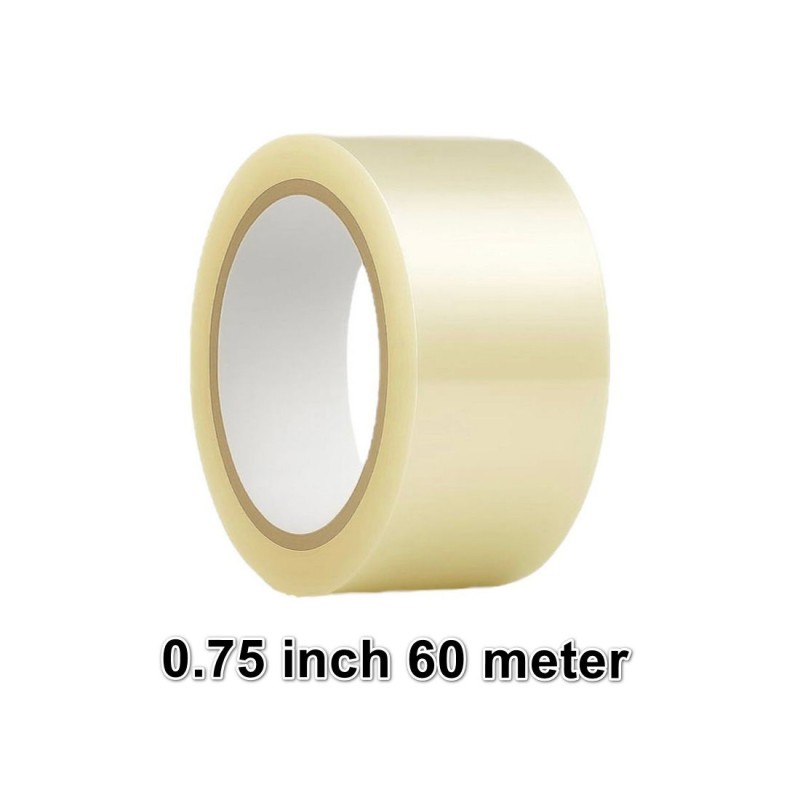 Transparent Packaging Tape  High Strength Adhesive Roll for Shipping & Packing ( 0.75 inch 60 meter)