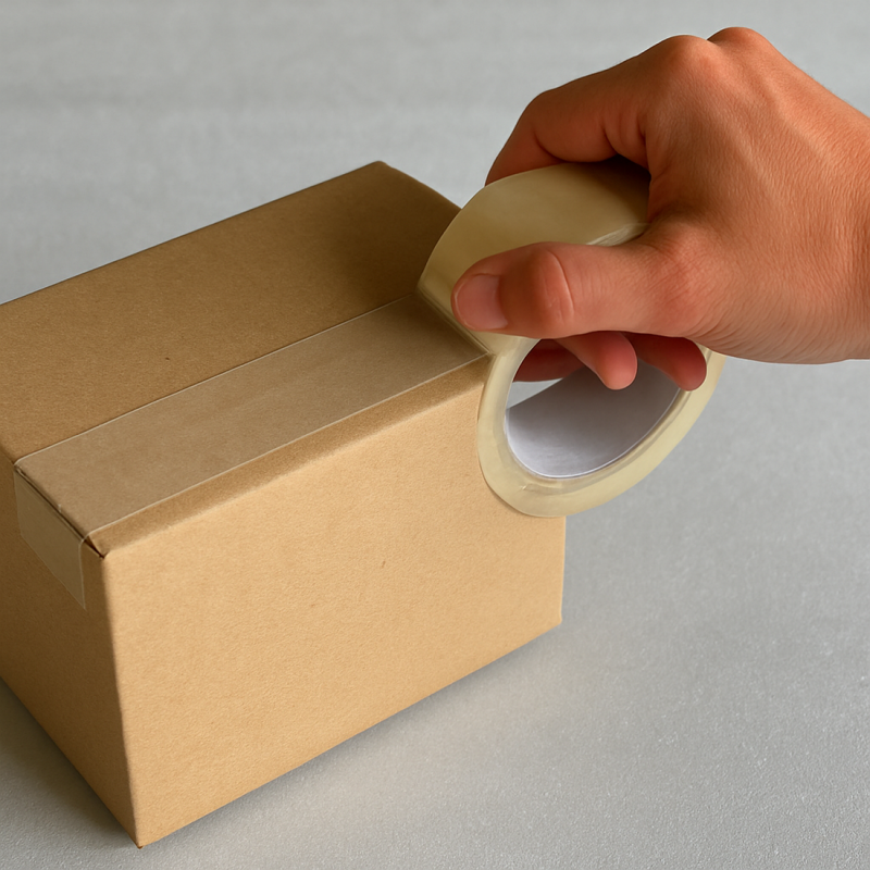 Transparent Adhesive Packaging Tape – High Strength Clear Packing Tape for Cartons, Shipping & Office Use (3Inch 100 meter)