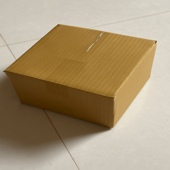 Brown Corrugated Packaging Box – Strong Cardboard Shipping Box for Packing & Storage ( L-8.1 B-4X10 H-2X4.1) 5 PLY