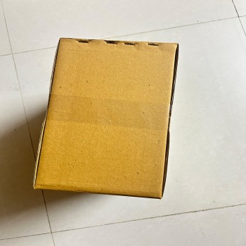 Brown Corrugated Cardboard Packaging Box – Wide Rectangular Carton for Shipping & Storage ( L-8.1 B-8X14 H-2X1.7) 3 PLY