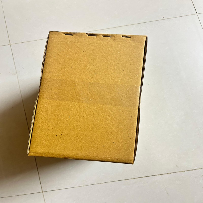 Brown Corrugated Cardboard Packaging Box – Wide Rectangular Carton for Shipping & Storage ( L-8.1 B-8X14 H-2X1.7) 3 PLY