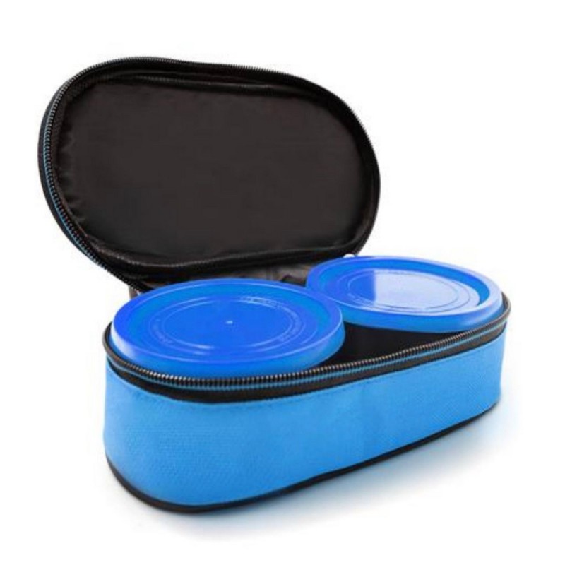 2 Container Glass Lunch Box Set with Red Carry Bag | Airtight Food Storage with Spoon & Fork (Multicolor) (2G) 2 Container Glass Lunch Box Set with Red Carry Bag | Airtight Food Storage with Spoon & Fork (Multicolor) (2G)