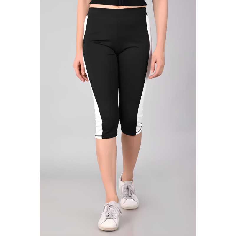 Latest Trendy High GSM Women Active Wear/Gym-Yoga Capri for Women's & Girls
