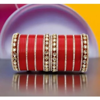 Minimal Chooda Set for Women  Elegant Lightweight Bridal Bangles