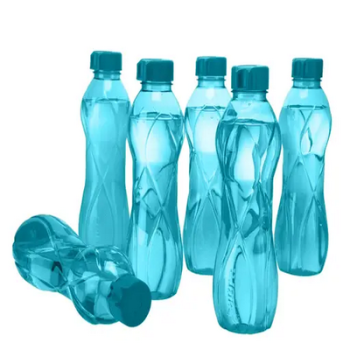 Fridge Bottle 1000 ml – Set of 6 Water Bottles for Home & Office Use