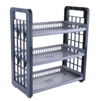 3-Layer Kitchen Storage Utility Rack – Easy to Assemble, Portable & Lightweight