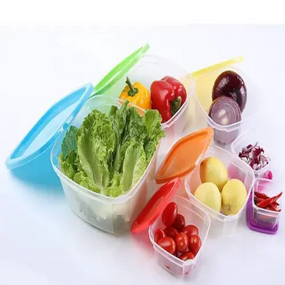Crisp Polypropylene Transparent Container Set – Set of 4 Kitchen Storage Containers