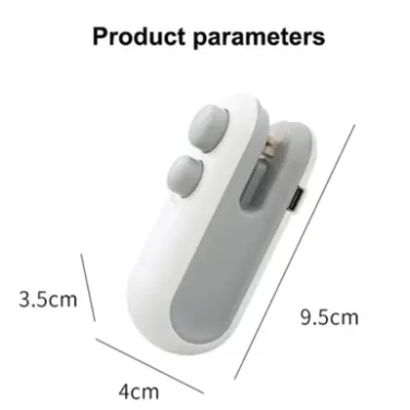 Mini Sealing Machine 2-in-1 – USB Rechargeable Heat Sealer for Plastic Bags & Snacks