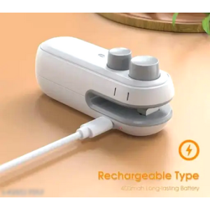Mini Sealing Machine 2-in-1 – USB Rechargeable Heat Sealer for Plastic Bags & Snacks