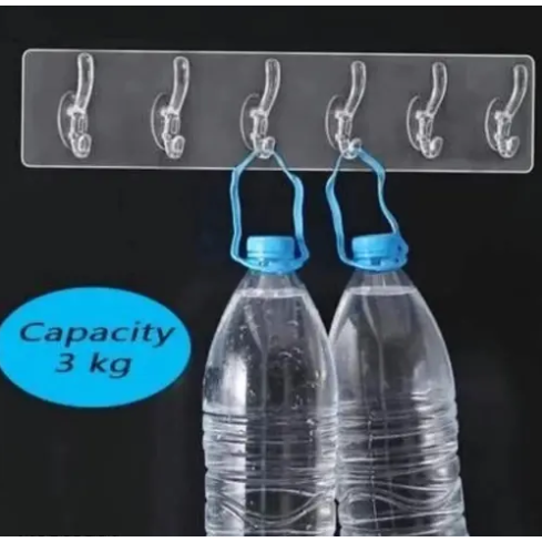 Wall Hanger Hooks – Strong Sticker Hooks for Clothes, Kitchen, Bathroom & Home Use