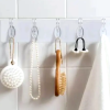 Wall Hanger Hooks for Clothes Kitchen, Bathroom & Home Use Hook Rail 6