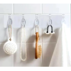 Wall Hanger Hooks for Clothes Kitchen, Bathroom & Home Use Hook Rail 6