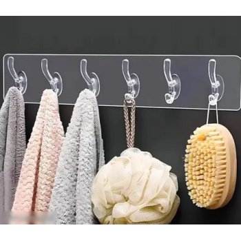 Wall Hanger Hooks – Strong Sticker Hooks for Clothes, Kitchen, Bathroom & Home Use