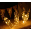 20 LED Yellow Rice String Lights – Steady Glow Decorative Lights (Pack of 6)