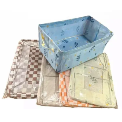 Foldable Wardrobe Organizer Storage Box – Cloth Shirt & Saree Storage Solution