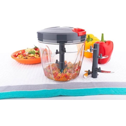 Manual Food Chopper – Hand-Pull Vegetable Cutter for Effortless Chopping