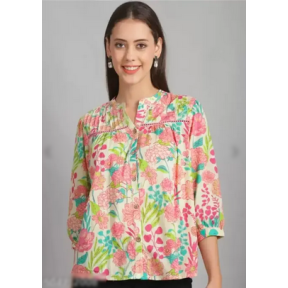 Short Cotton Top for Women & Girls – Lightweight, Stylish Summer Wear