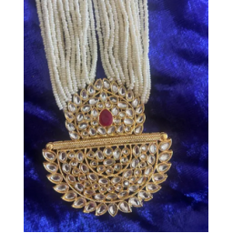 Traditional Kundan Jewelry Set for Women – Bridal Necklace, Earrings Ethnic Wedding Jewellery