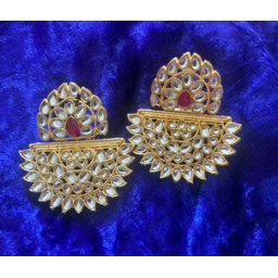 Traditional Kundan Jewelry Set for Women – Bridal Necklace, Earrings Ethnic Wedding Jewellery