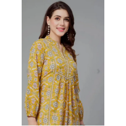 Printed Short Cotton Top for Women & Girls – Stylish, Comfortable Daily Wear