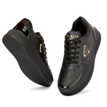 Men’s Stylish Black Sports Shoes Lightweight, Comfortable & Durable Sneakers