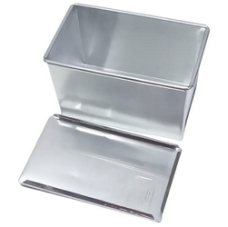 Stainless Steel Bread Mould with Lid – Non-Stick Loaf Pan for Homemade Bread, Cake & Baking 