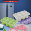 Plastic Ice Cube Mold Tray Combo – 4-Piece Set with Lids and different shape | Stackable Freezer Ice Trays for Large Cubes, BPA-Free, freezer ice cube tray ​