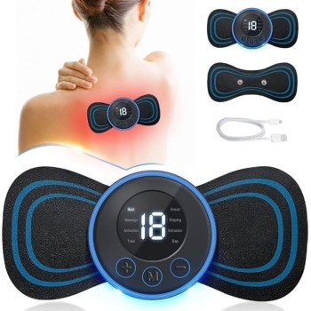 Full Body Electric Massager – Deep Tissue, Handheld Percussion Massage Gun for Back, Neck, Shoulder, Legs & Foot Pain Relief – Adjustable Speed & Heat Therapy