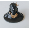 Adiyogi Shiva Statue for Home & Office – Black & Gold Mahadev Idol Spiritual Showpiece for Meditation and Decor