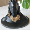Adiyogi Shiva Statue for Home & Office – Black & Gold Mahadev Idol Spiritual Showpiece for Meditation and Decor