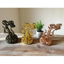 Elegant Trishul Showpiece – Spiritual Metal Trident Idol for Home Temple, Office, and Gift Decor