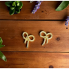 Gold Plated Bow Stud Earrings – Elegant & Cute Daily Wear Jewelry
