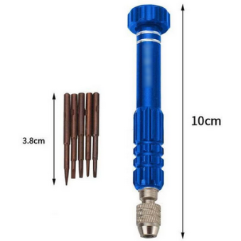 gold series 5 in 1 screw driver for mobile opening, Tab, camera