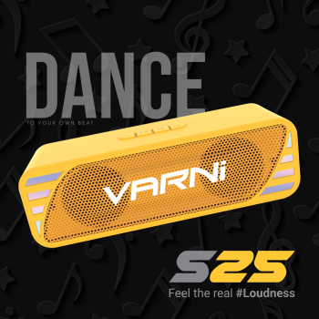 VARNI SP25 – Wireless Bluetooth Speaker with 7H Playtime & Clear Sound