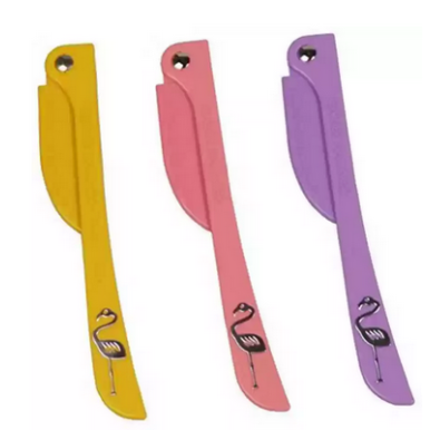 Feather Flamingo S Facial Hair Razor for Women  