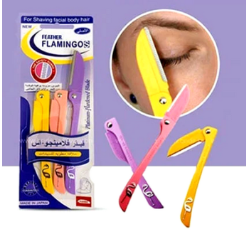 Feather Flamingo S Facial Hair Razor for Women  