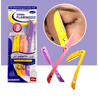 Feather Flamingo S Facial Hair Razor for Women  