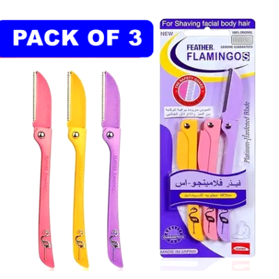 Feather Flamingo S Facial Hair Razor for Women  