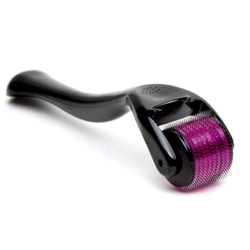 Derma Roller system For Hair And Beard Regrowth 540 Micro 0.5MM Titanium Alloy Needles Reduces Hair Fall  Stimulates Hair Follicles, Safe and Effective Easy to use, Skin Care Men and Women