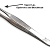 88 Nain To Nain Brother Metal Flat Tip Tweezer and Plucker For Upper Lip, Eyebrows and Blackhead 