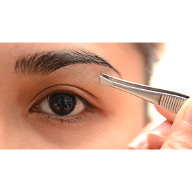 88 Nain To Nain Brother Metal Flat Tip Tweezer and Plucker For Upper Lip, Eyebrows and Blackhead 