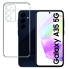 transparent clear case cover high-quality 2.0MM with camera protector and soft case for samsung A35 5g