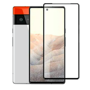 tempered glass screen protector full hd clarity full covered and black border for google pixel 6
