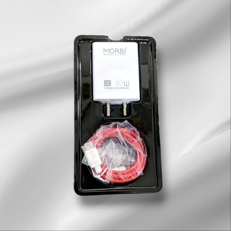 morbi fast charger with fast cable type-c 45w TORBO CHARGER super vooc charger C-111