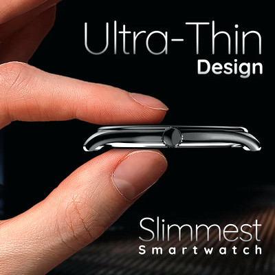 Pebble slimmest smartwatch royal legend amoled watch with bluetooth calling, waterproof high quality finishing for men and women 