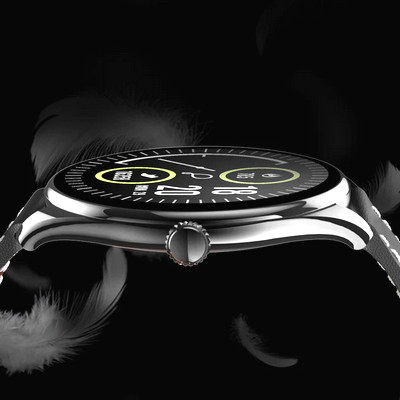 Pebble slimmest smartwatch royal legend amoled watch with bluetooth calling, waterproof high quality finishing for men and women 