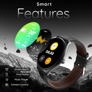 Pebble slimmest smartwatch royal legend amoled watch with bluetooth calling, waterproof high quality finishing for men and women 