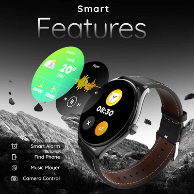 Pebble slimmest smartwatch royal legend amoled watch with bluetooth calling, waterproof high quality finishing for men and women 