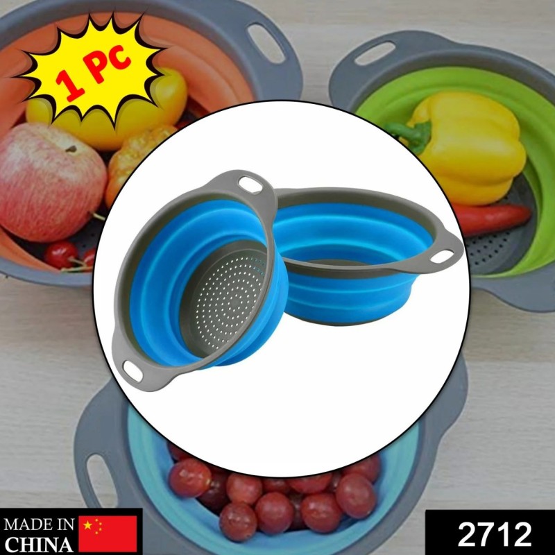 Round Sili Strain used in all kinds of household and official kitchen purposes as a Foldable utensil