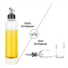 1L Oil Dispenser with Lid & Drip-Free Spout 